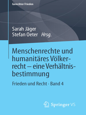 cover image of Menschenrechte und humanitäres Völkerrecht--eine Verhältnisbestimmung